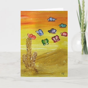 Belleza del desierto - Tarjeta de saludo
