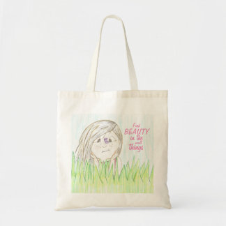 Belleza del hallazgo en la pequeña bolsa de asas