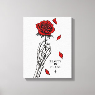 Belleza en el Arte de la Rosa Gótica del Caos