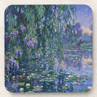 Belleza en el lago Juego de posavasos de plástico 