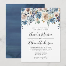 Belleza en Flor | Invitación de Boda Floral