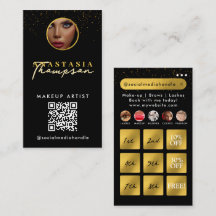 Belleza en las redes sociales Tarjetas de Lealtad 