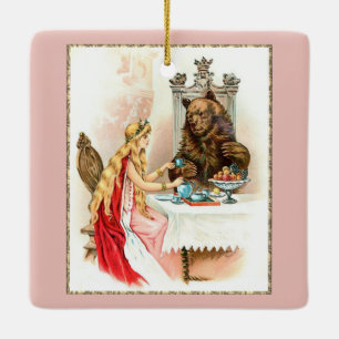 Belleza En Rosa Y El Ornamento Cerámico De La Best