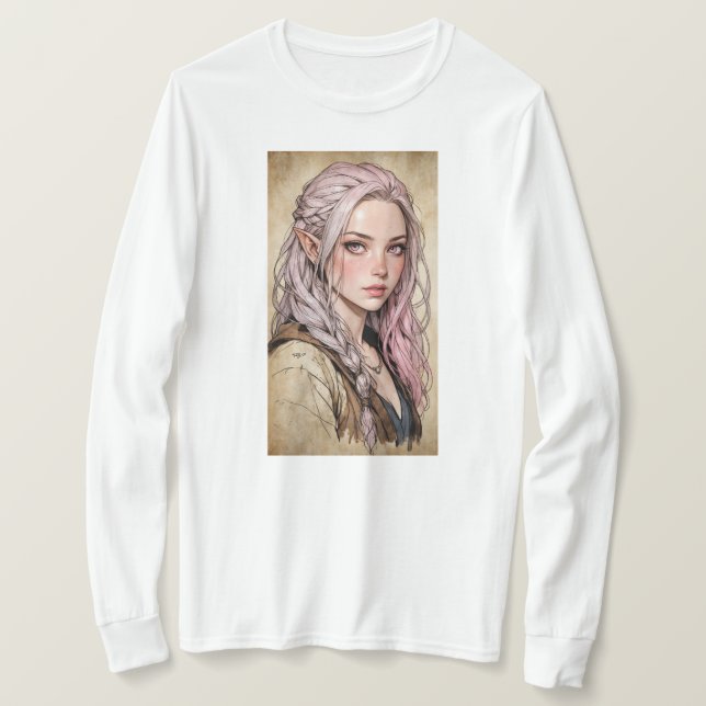 Belleza eterna de camisetas (Anverso del diseño)