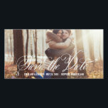 Belleza Guiada Guardar Las Tarjetas Fotos De Fecha<br><div class="desc">Estas tarjetas de moda y fotos modernas le piden a sus huéspedes que guarden la fecha para su gran día. Disponible en otros colores (se aceptan peticiones de color personalizado).</div>