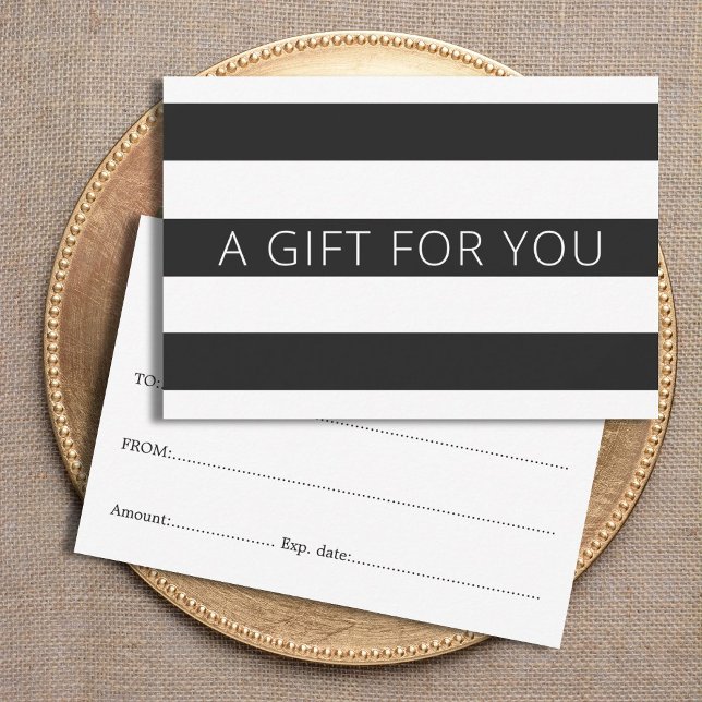 Belleza moderna de franjas blancas negras (Subido por el creador)