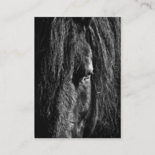 Belleza negra - tarjeta de visita