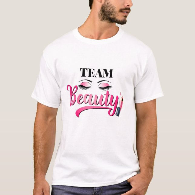 ¡Belleza o camiseta Beats! Belleza del equipo de R (Anverso)