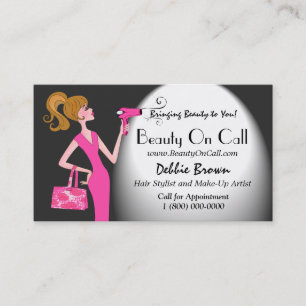 ¡Belleza para las celebridades! Tarjetas de visit