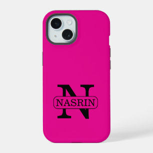 Belleza Rosa Pastel Moderna Nombre Personalizado 