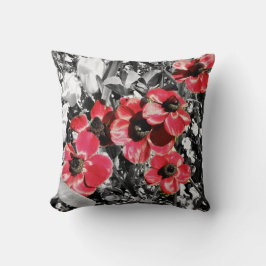 Belleza selectiva - Cojín decorativo de flores de