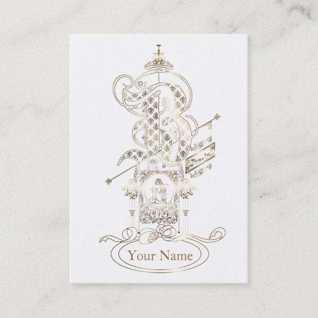 Belleza - tarjeta de visita (Anverso)