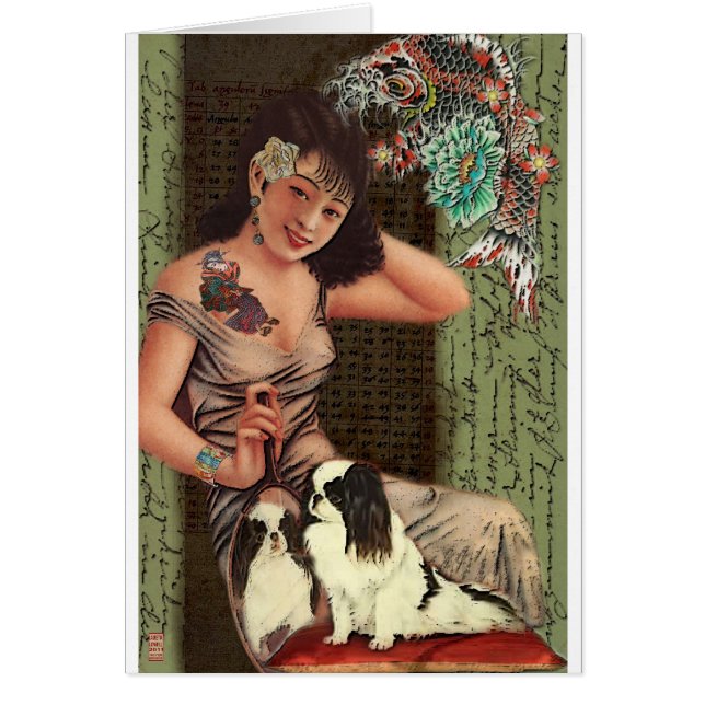 Belleza tatuada japonesa (Frente)