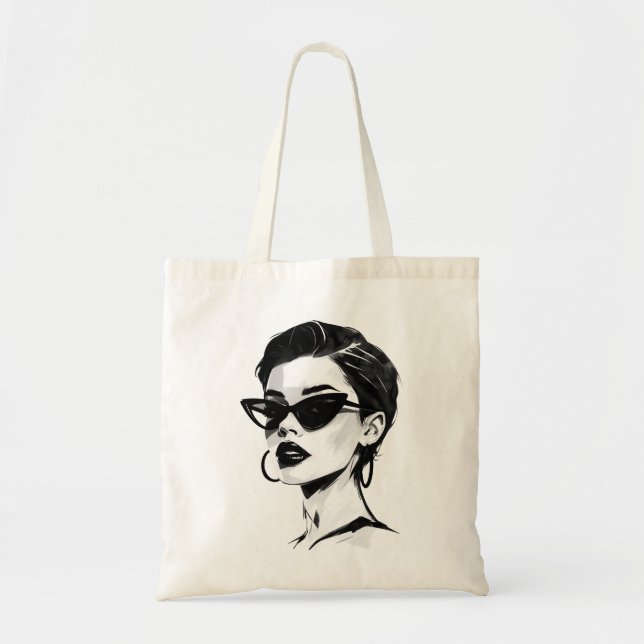 Belleza y fuerza Bolsa de Tote - Moda artística (Frente)