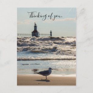 Belleza y Fuerza Pensando en Ti Tarjeta Postal