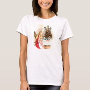Belleza y la camiseta de la imagen del vintage de