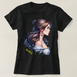 Belleza y la camiseta de la pareja de la bestia