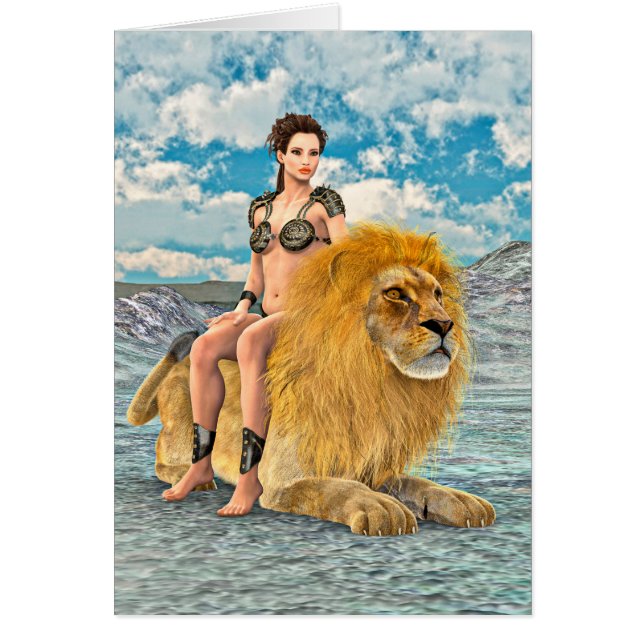 Belleza y león (Frente)