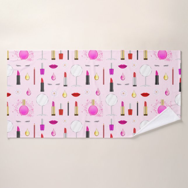 Belleza y maquillaje (Toalla de baño)