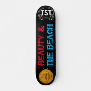 BELLEZA Y Skateboard DE LA PLAYA, 73/7" Deck