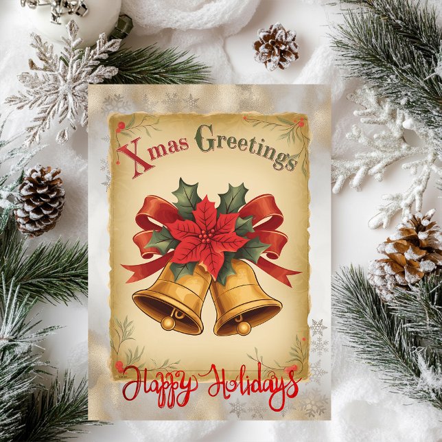 Bellezas de Navidad antiguas Poinsettia Snowflakes (Subido por el creador)