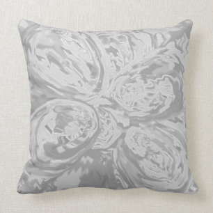 bello arte tirado almohada elegante gris