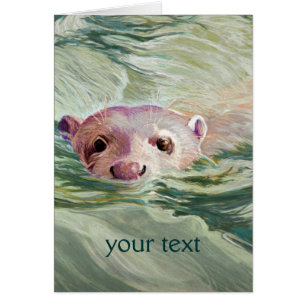 Bello Artes gigante de la nutria de río