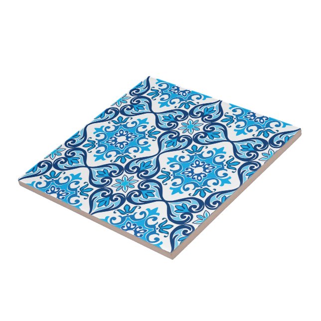 💙 🤍 bello azul - Azulejos blancos X,  (Lado)