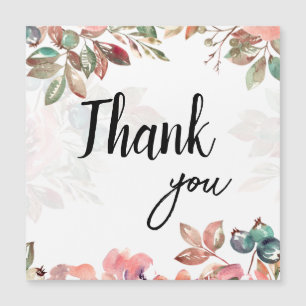 bello diseño con flores Gracias