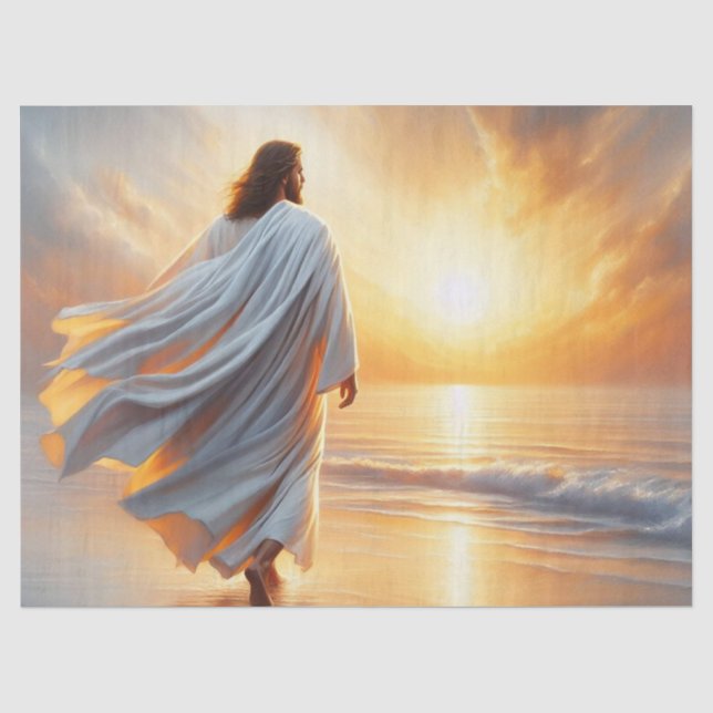 Bello Jesús junto al Mar Papel de Seda (Anverso)