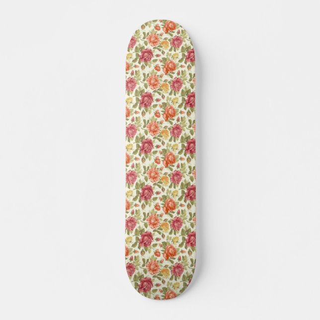 Bello Skateboard Abstract Floral (Anverso )