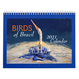 Bellos "AVES de Brasil" Calendario 2021