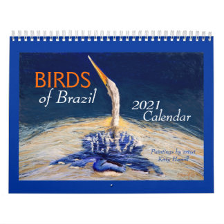 Bellos "AVES de Brasil" Calendario 2021