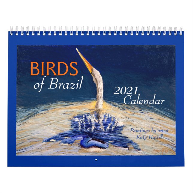 Bellos "AVES de Brasil" Calendario 2021 (Tapa)