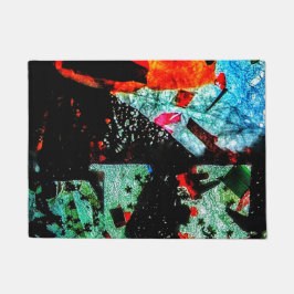 Bellos felpudos oscuros, abstracto negro común