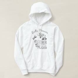 Belly Bailarina Darbuka Drum Sudadera Básica con c