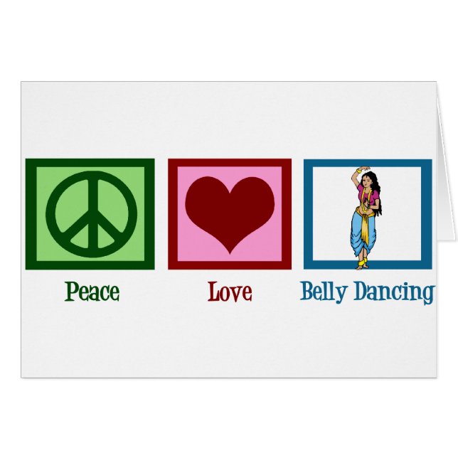 Belly de amor por la paz bailando (Anverso (Horizontal))