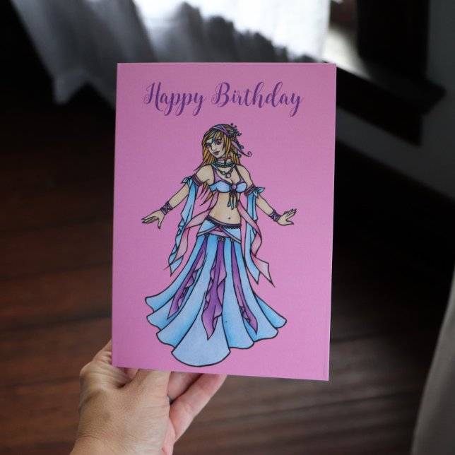 Belly de cumpleaños feliz tarjeta de baile (Subido por el creador)
