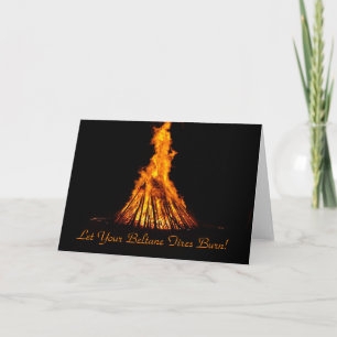 Beltane dispara tarjeta de felicitación navideña p