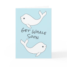 Beluga consiga la tarjeta de ballena pronto
