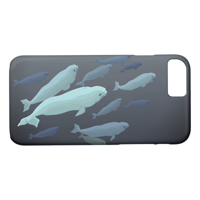 Beluga Whale iPhone asesora a Fundas de Whale Smar (Reverso (horizontal))