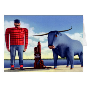 Bemidji Minnesota Paul Bunyan y bebé
