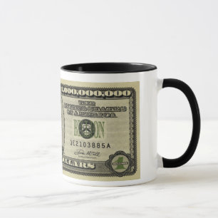 Ben Bernanke mil millones tazas del billete de