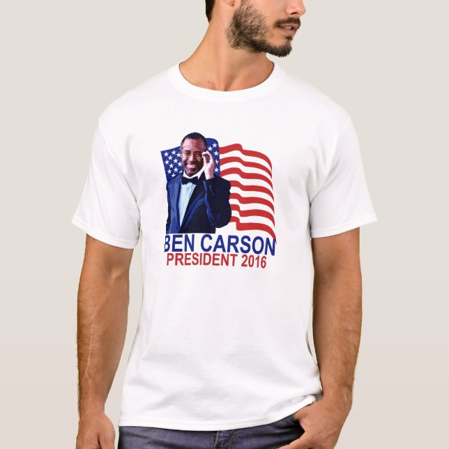 BEN CARSON PARA el PRESIDENTE 2016 camisetas (Anverso)