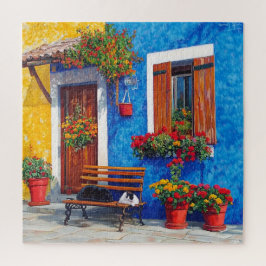 Bench Companions – Venice-Inspired Cats Puzzle 