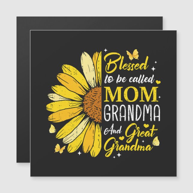 Bendecida por ser llamada Mamá Abuela (Anverso/Reverso)