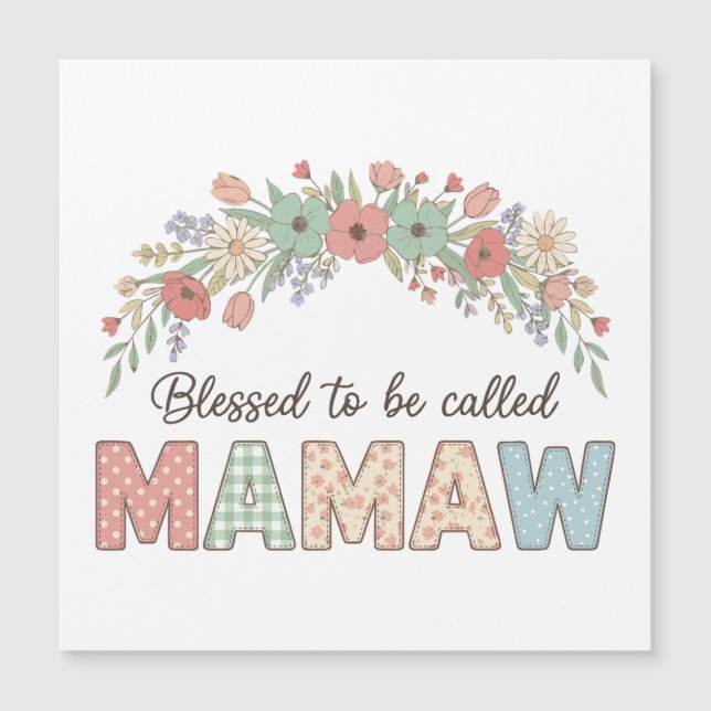 Bendecida por ser llamada Mamaw (Anverso)