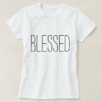 Bendecido - camiseta cristiana