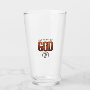 Bendecido Por Dios 7 Años Camiseta Cristiana Vinta