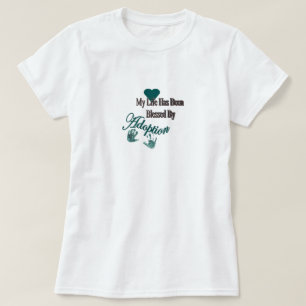 Bendecido por la camisa de la adopción